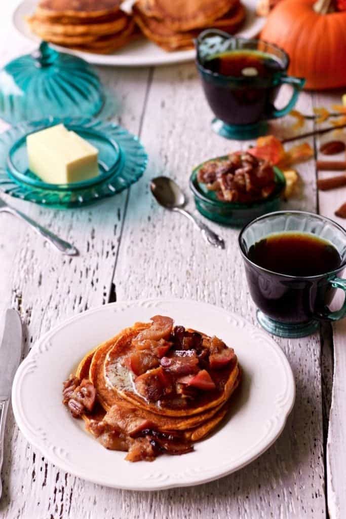 Pumpkin spice pancakes