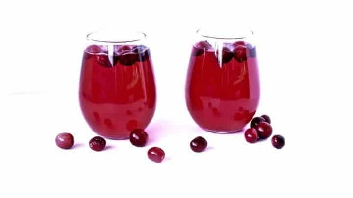 Cranberry Mimosas