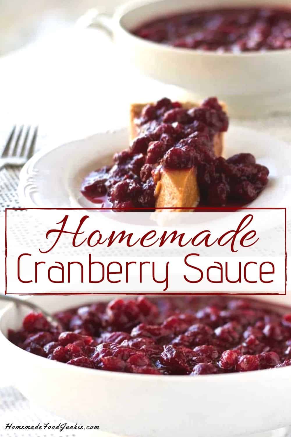 Homemade Cranberry Sauce-pin image