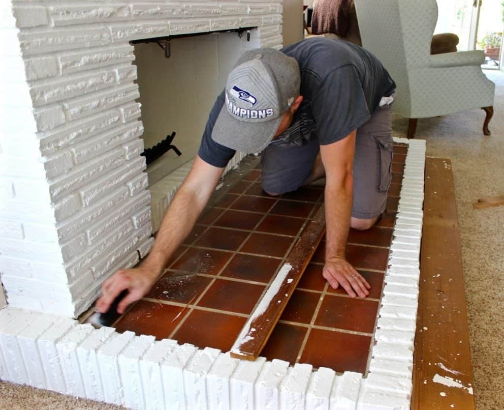 Fireplace Overhaul Part Three- Building a wooden hearth