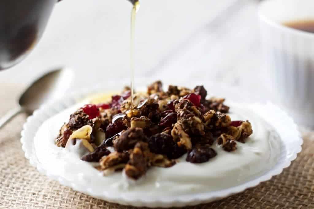 Chocolate Chunk Sweet Potato Granola