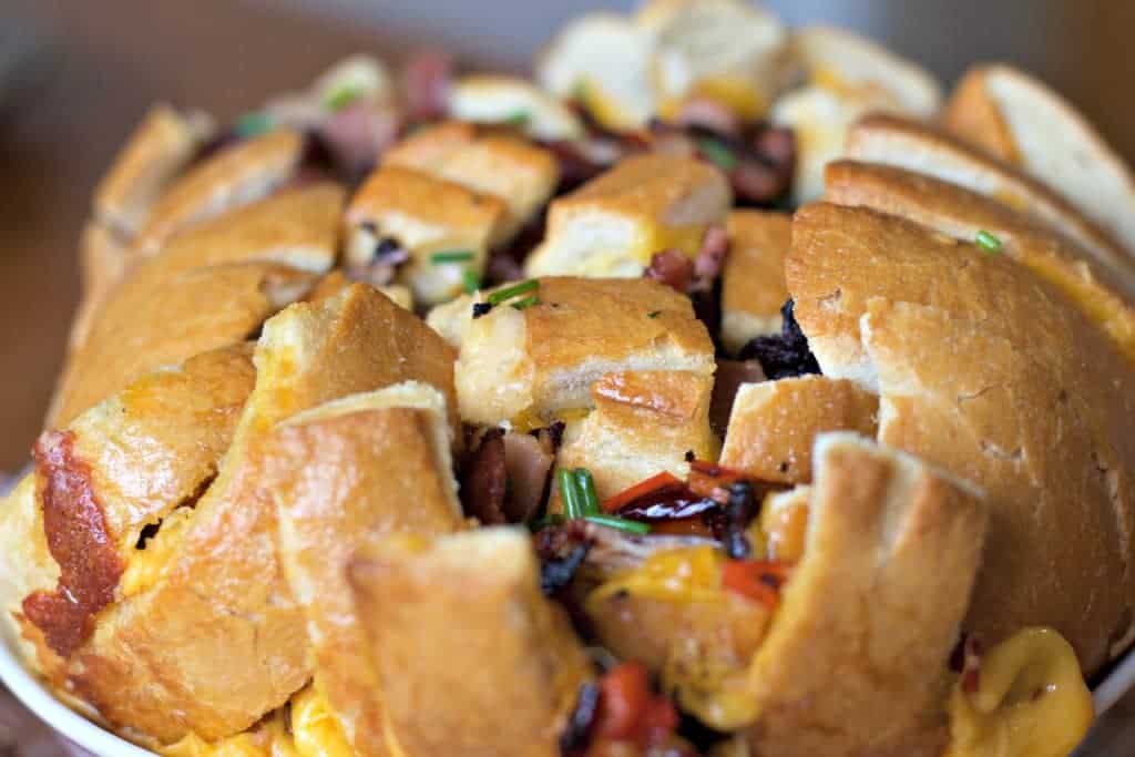 Smoked Cheesy Bacon Bread