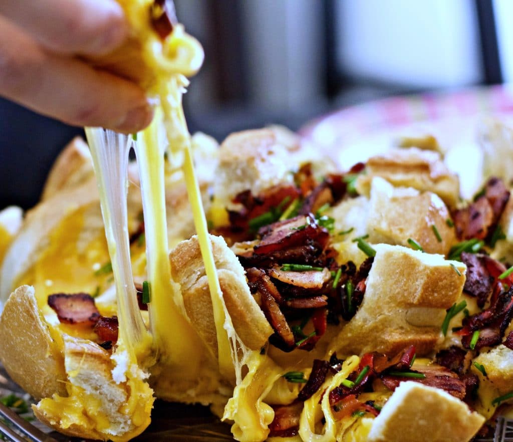 Smoky Cheesy Bacon Bread