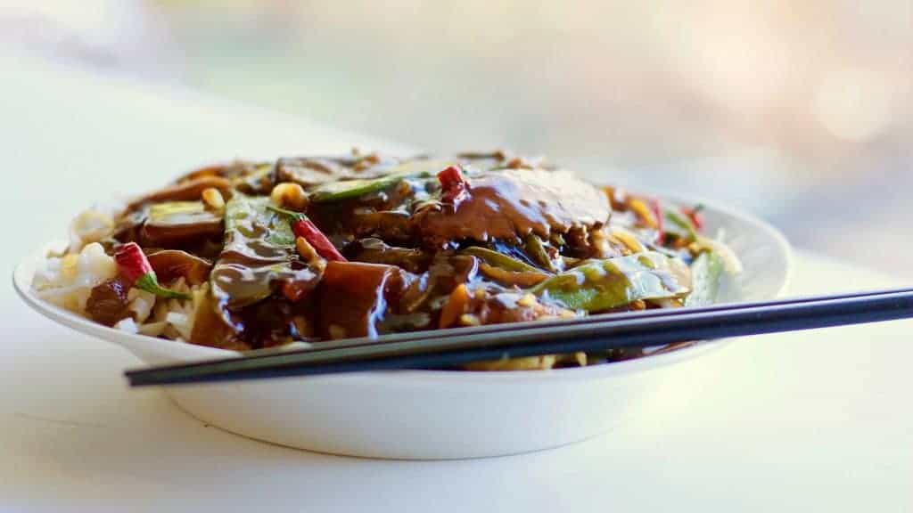 Sesame Beef Thai noodle dinner 2 SESAME BEEF THAI NOODLE DINNER