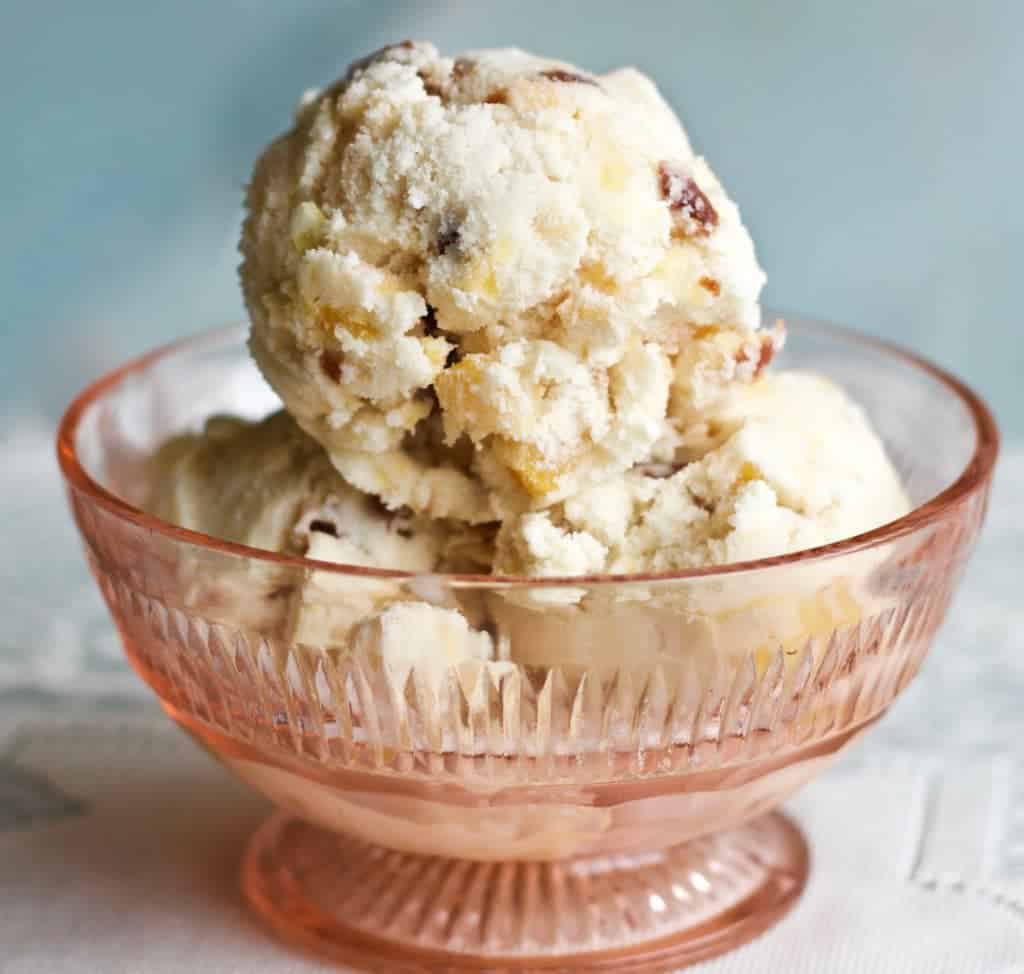 Mid Winter Cherry Peach Maple Ice Cream Recipe