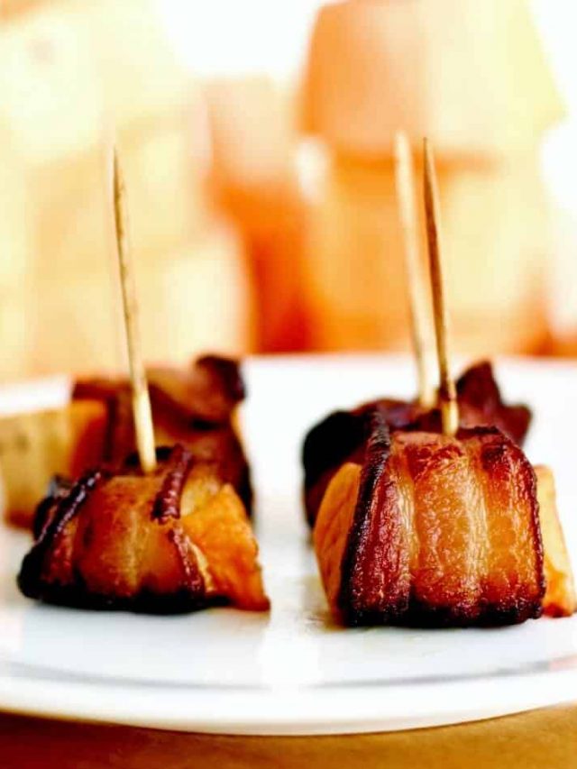 Bacon Wrapped Sweet Potatoes