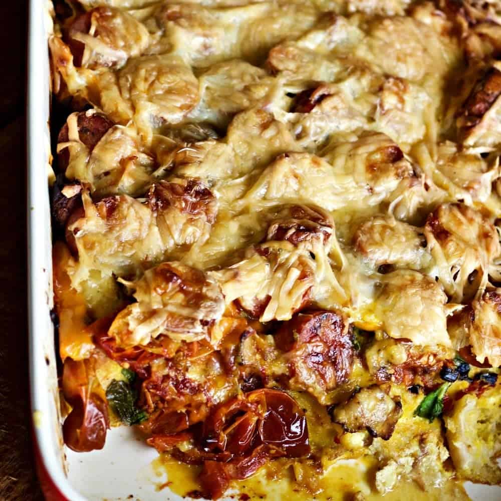 Sausage Overnight Breakfast Casserole