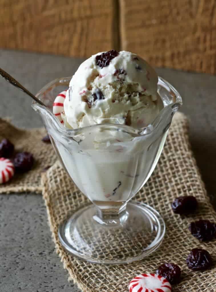 Cherry Mint Ice Cream