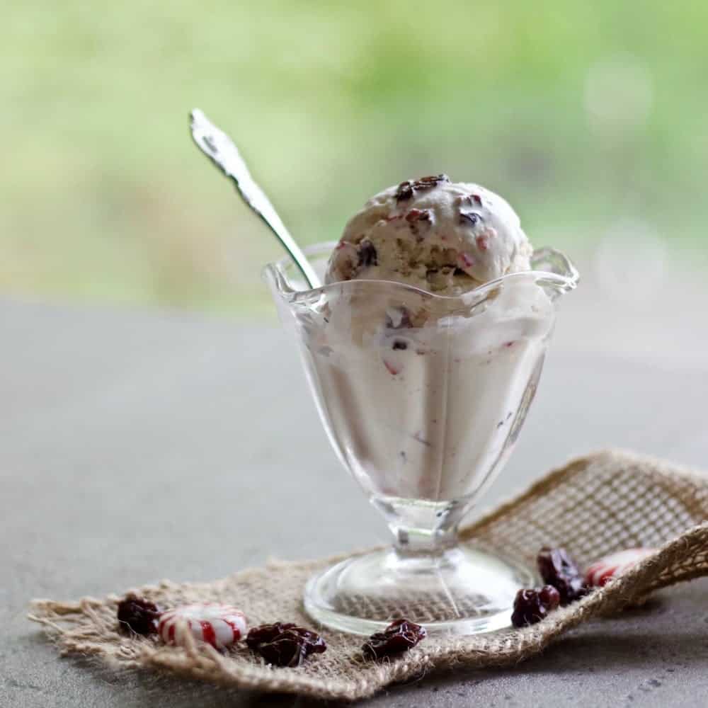 Cherry Mint Ice Cream