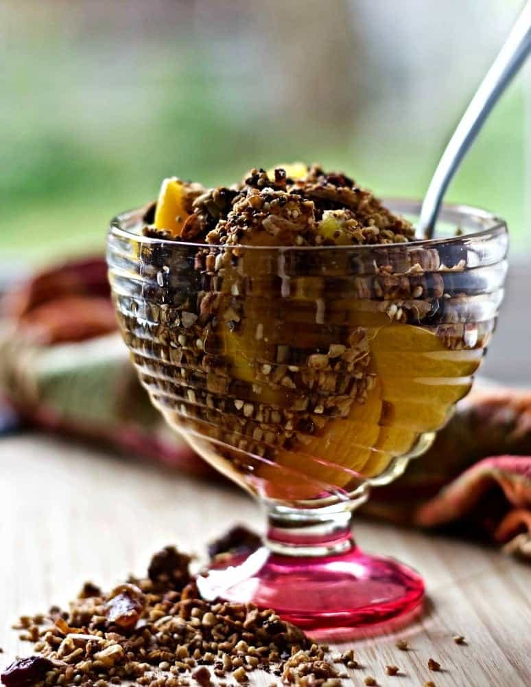 Steel Cut Oats Quinoa Gravel Granola 4 Steel Cut Oats Quinoa Gravel Granola No Processed Sugar in this healthy High-Fiber, Low-Sodium, Vegan, Vegetarian, Dairy-Free, Gluten-Free, Gravel textured Granola https://homemadefoodjunkie.1wp.site