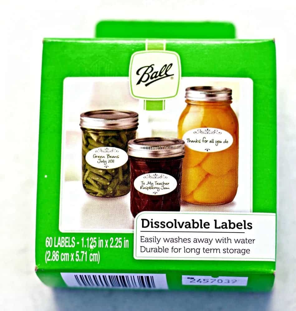 Labels for healing hand scrub