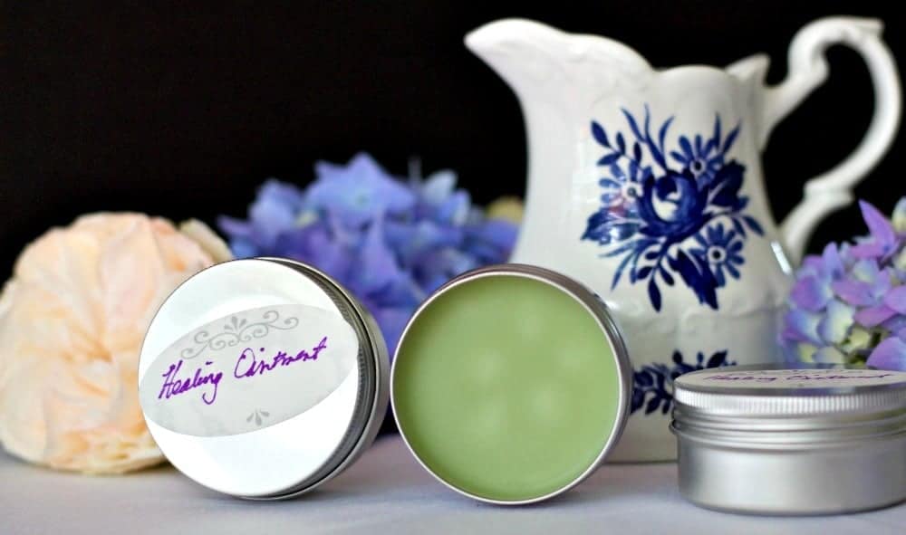 Homemade Healing Ointment for upset skin. Put it on hives, abrasions, dry chapped skin and sunburn for instant relief! https://homemadefoodjunkie.1wp.site
