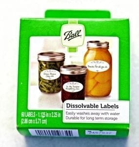 Ball Dissolvable Labels