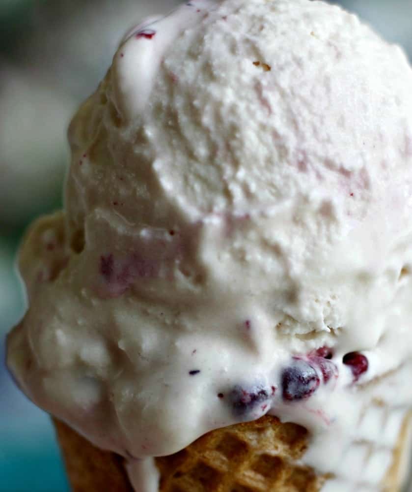 Infused with rich maple and brown sugar flavor, this creamy textured Berry Buttermilk Ice Cream contains no white sugar. This recipe is easy to make! No eggs or custard making required for this scrumptious homemade ice cream. Whisk the few ingredients, and pour it in your freezer bowl. Soft set in less than 1/2 hour! Low-Sodium, Vegetarian, Gluten-Free! https://homemadefoodjunkie.1wp.site