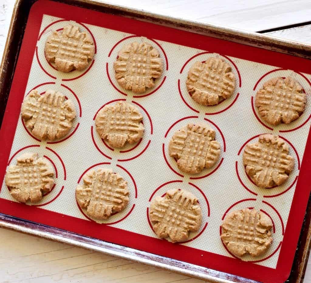Coconut Oil Peanut Butter Cookies