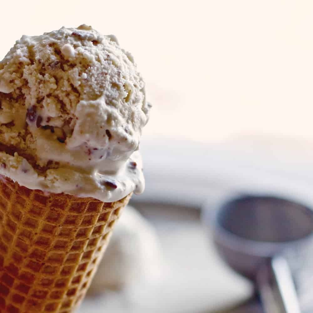 Toffee Bits N Chocolate Ice Cream. Quick and easy to make. Low sodium and Gluten free