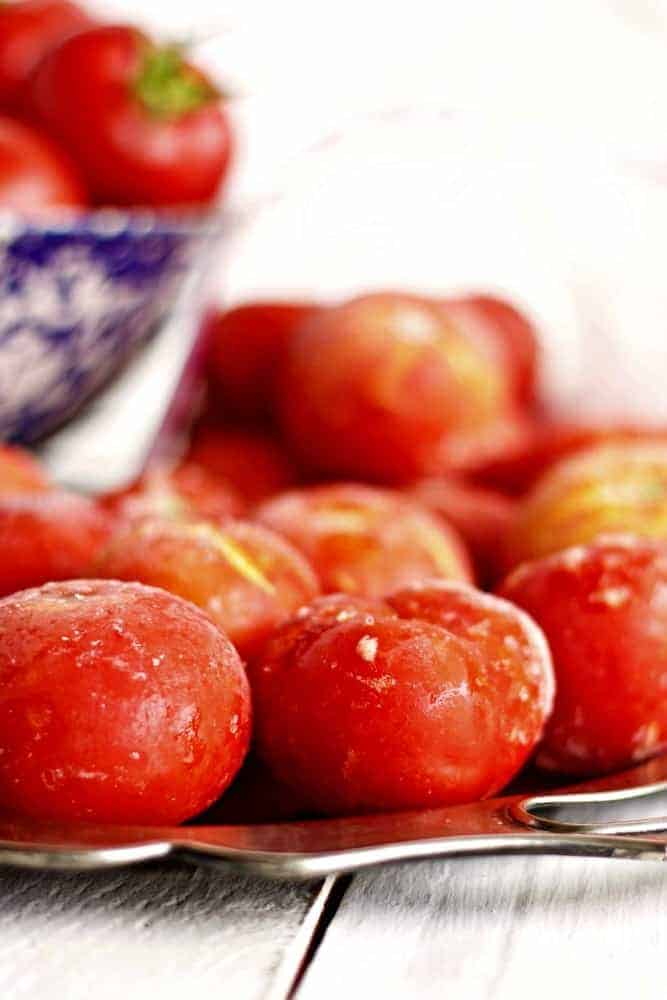 Freezing Tomatoes whole