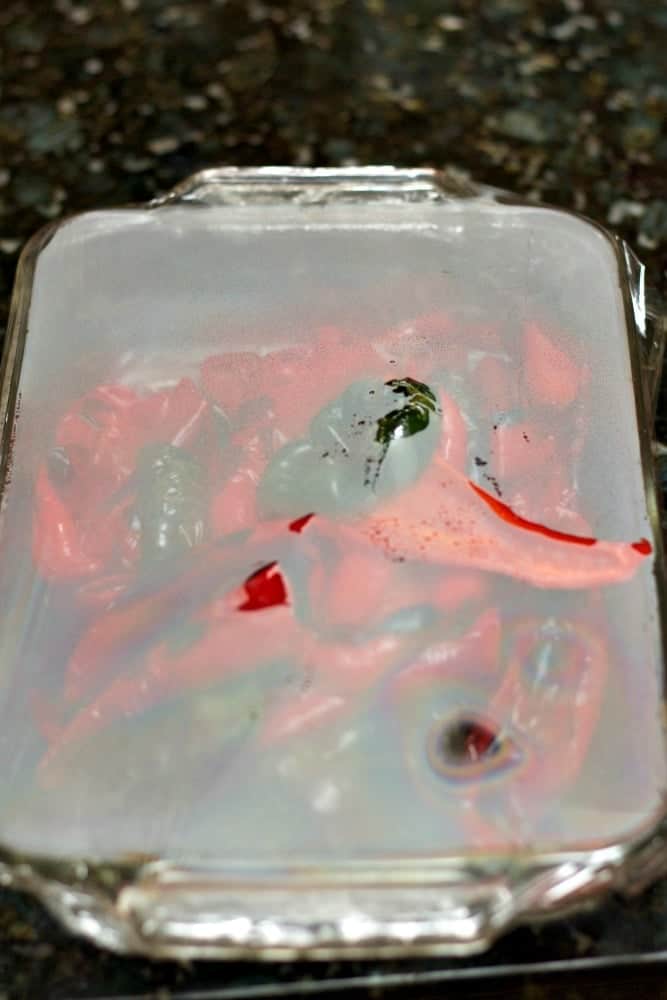 How to Roast peppers for the freezer