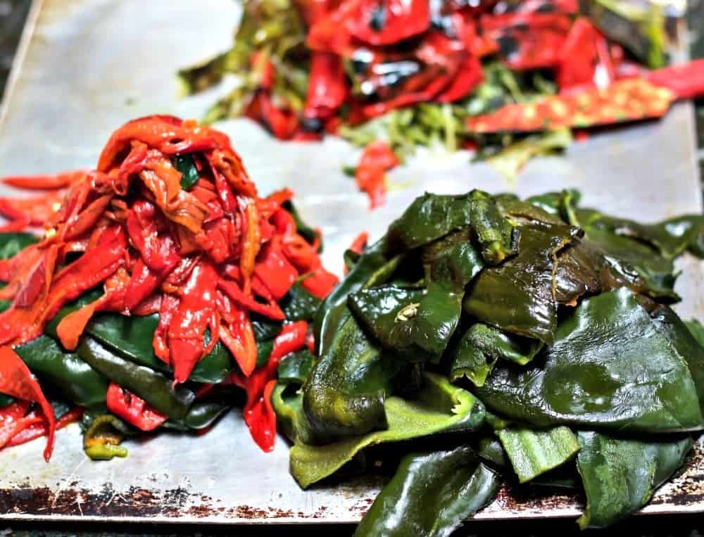 How to Roast Peppers for the freezer