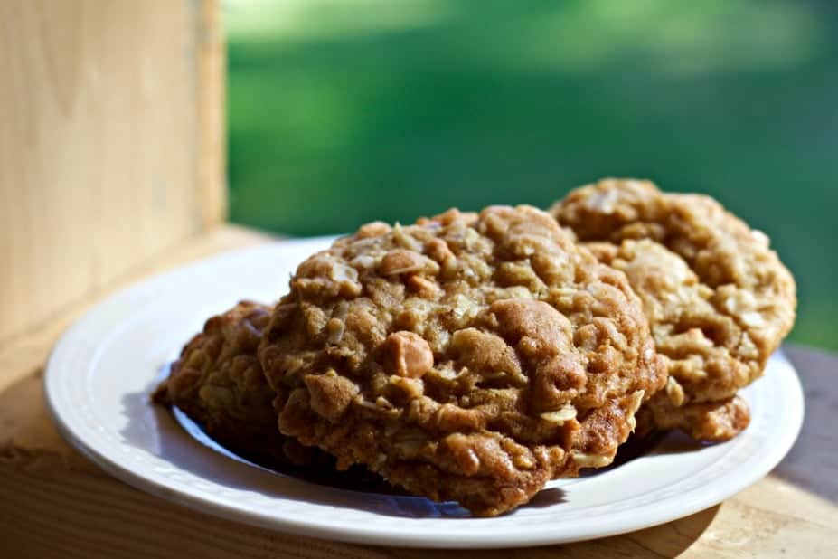 Ranger Cookies make a good large group event treat. They have lots of flavors and crunchiness. These are good travelers and make an easy grab food for large crowds.