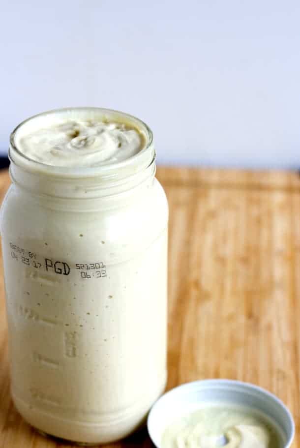 Healthy Homemade mayonnaise