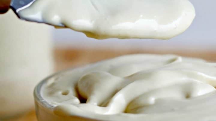 Healthy Homemade mayonnaise