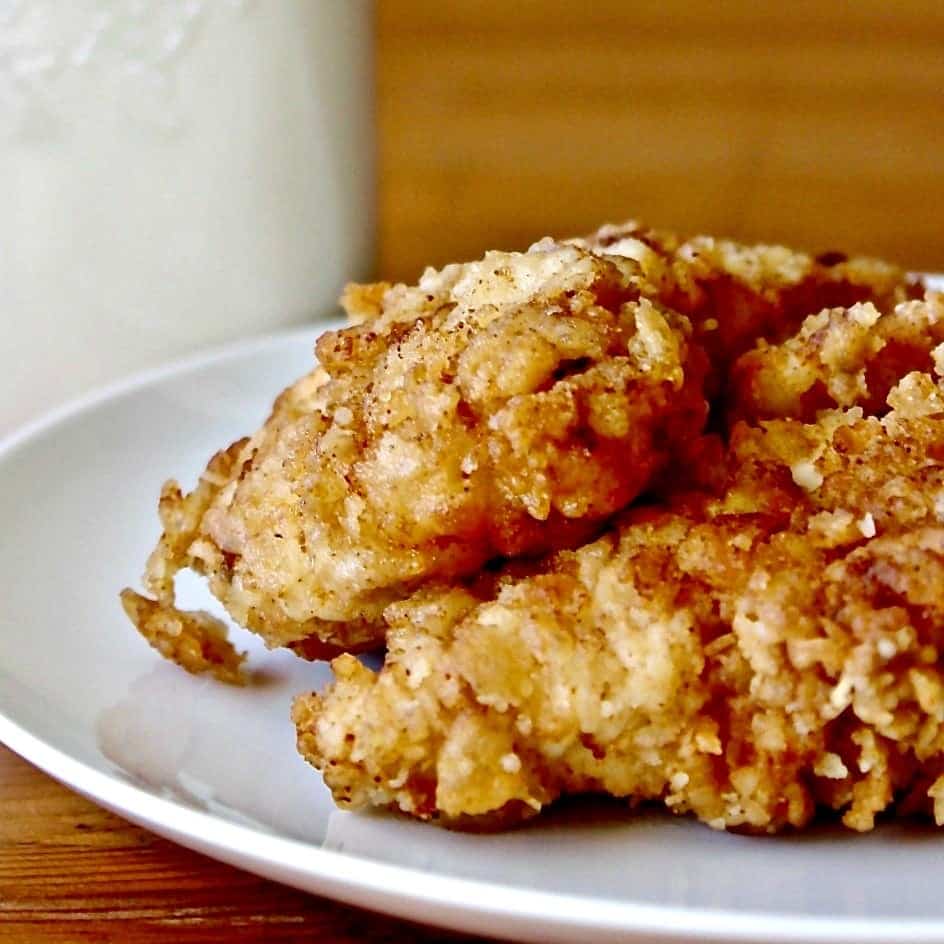 The Best Buttermilk Fried Chicken with a delicious cajun twist, fried in a creamy buttermilk batter.