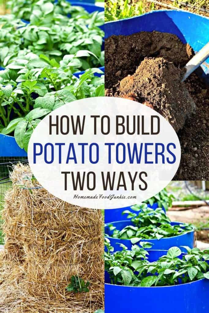 How to build potato towers two ways-pin image