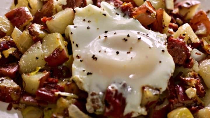 Corned Beef Hash And Eggs