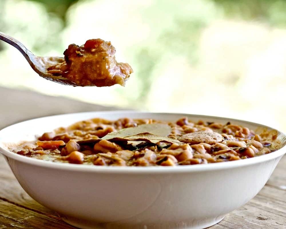 Instant Pot Bean and Sausage Soup
