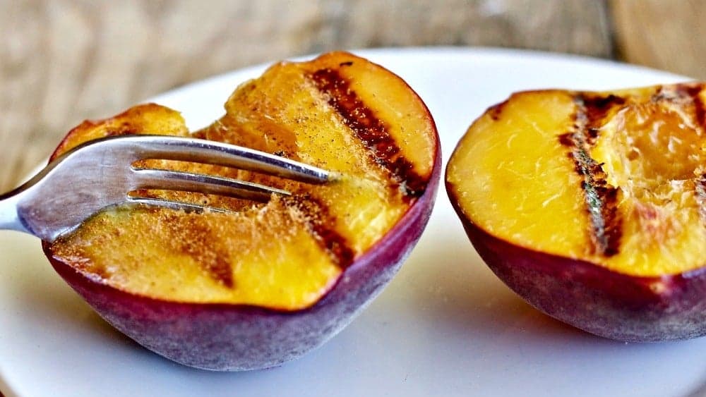 Grilled Fresh Peaches