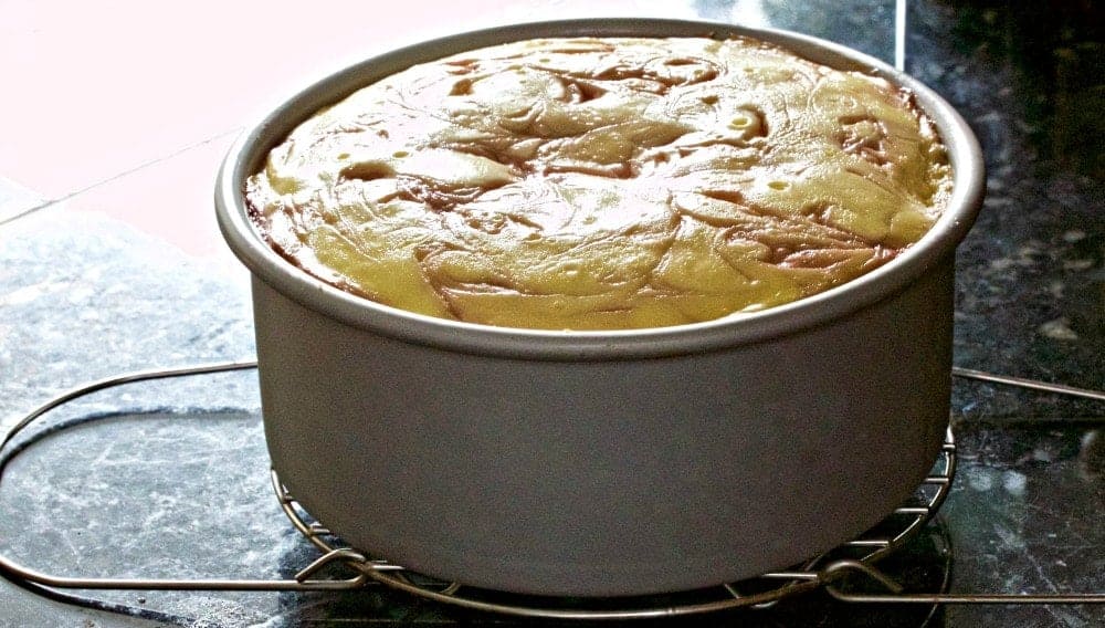 Instant Pot White Chocolate Raspberry Swirl Cheesecake