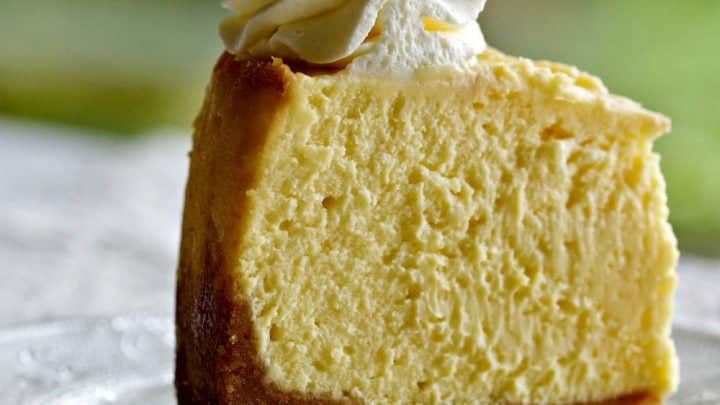 Instant Pot White Chocolate Raspberry Swirl Cheesecake