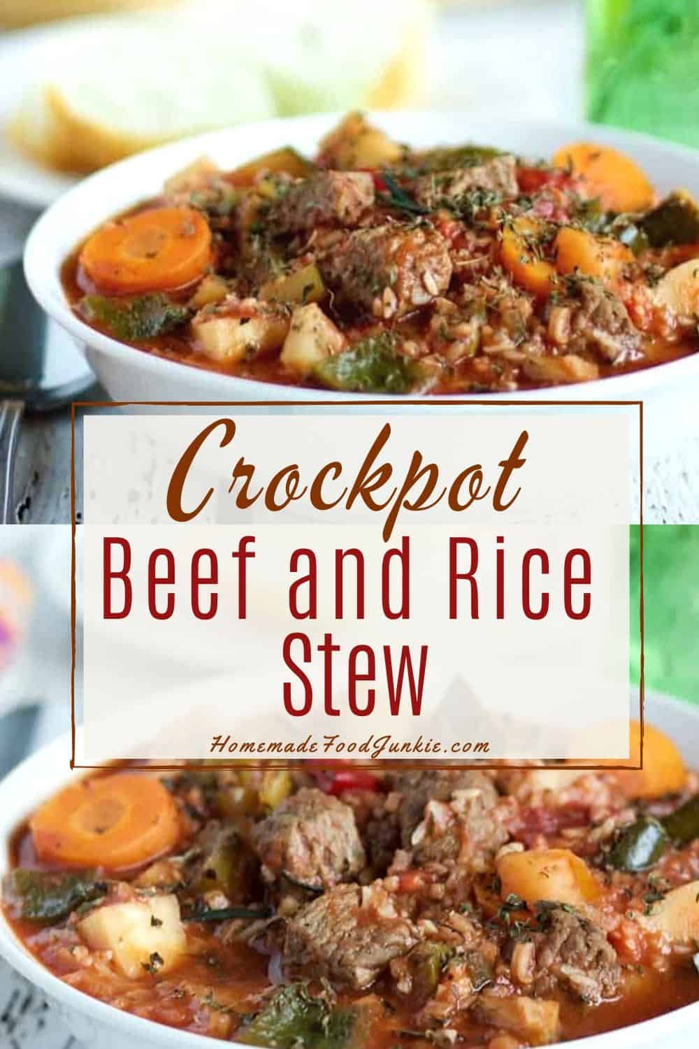 Crock Pot Beef and Rice Stew 11 Crockpot Beef and Rice Stew-pin image