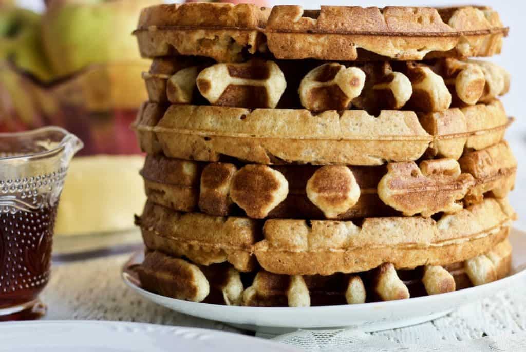 Sourdough Waffles Recipe with Fed Starter 1 Sourdough Waffles