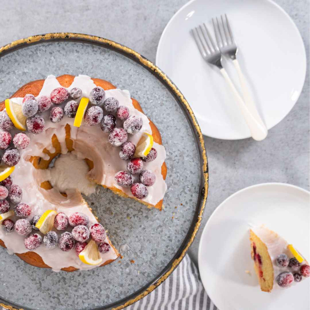 cranberry bundt cake 3
