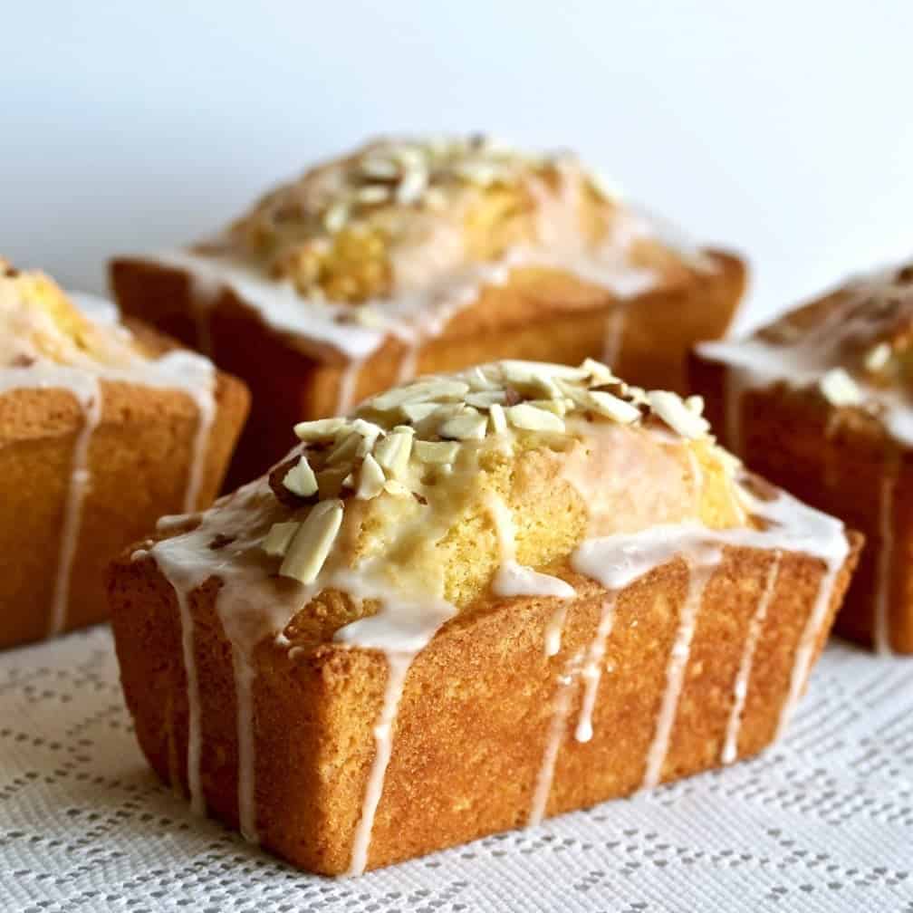 Mini Lemon almond loaf