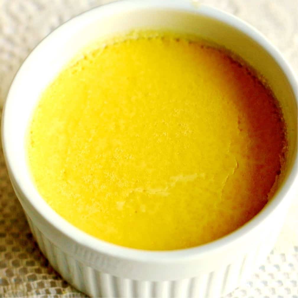 Set custard for Creme Brûlée