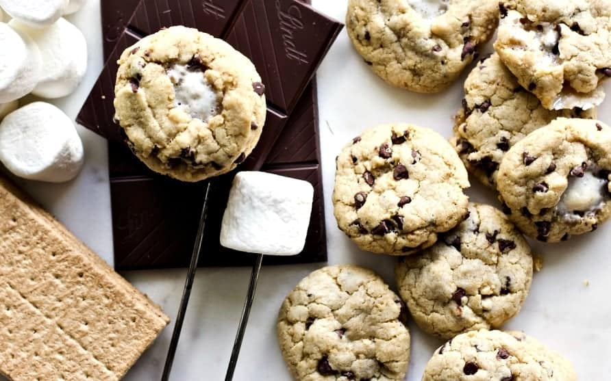 Mini S'Mores Cookies