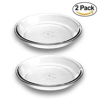 Anchor Hocking Glass Pie Dish, Set of 2