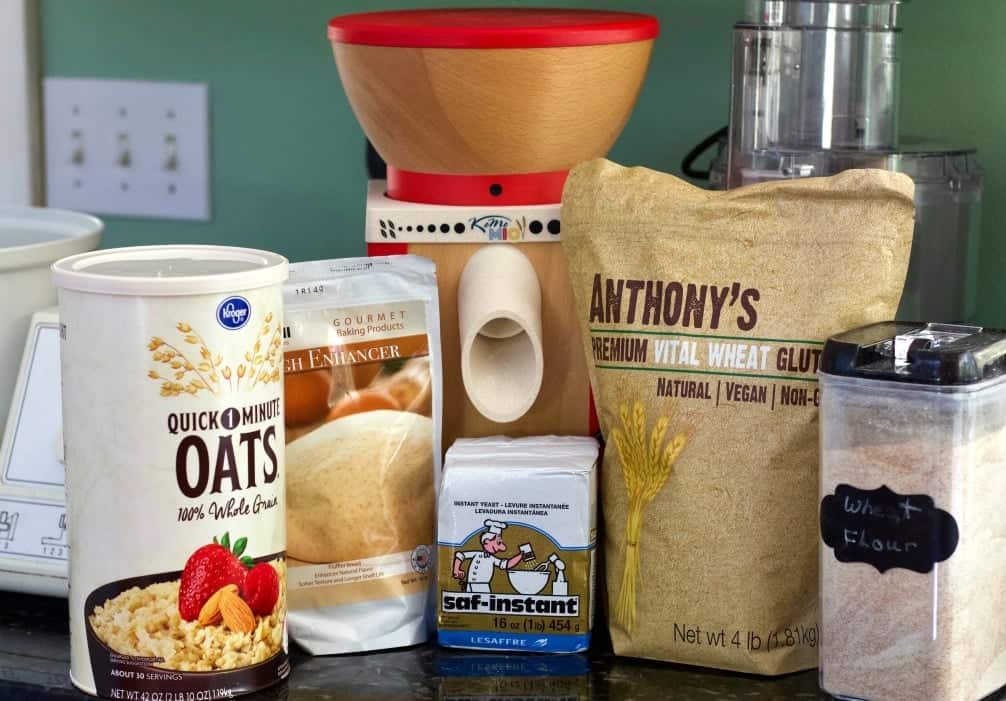 Honey Oat bread Ingredients
