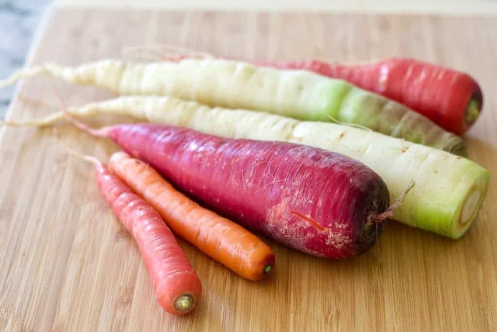 Easy Air Fryer Carrot Fries Recipe 5 rainbow carrots