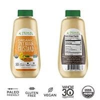 Primal Kitchen - MUSTARD - Organic Spicy Brown - Non GMO - Vegan - Gluten Free - Paleo Friendly - No HFCS or Cane Sugar - Whole 30 Approved
