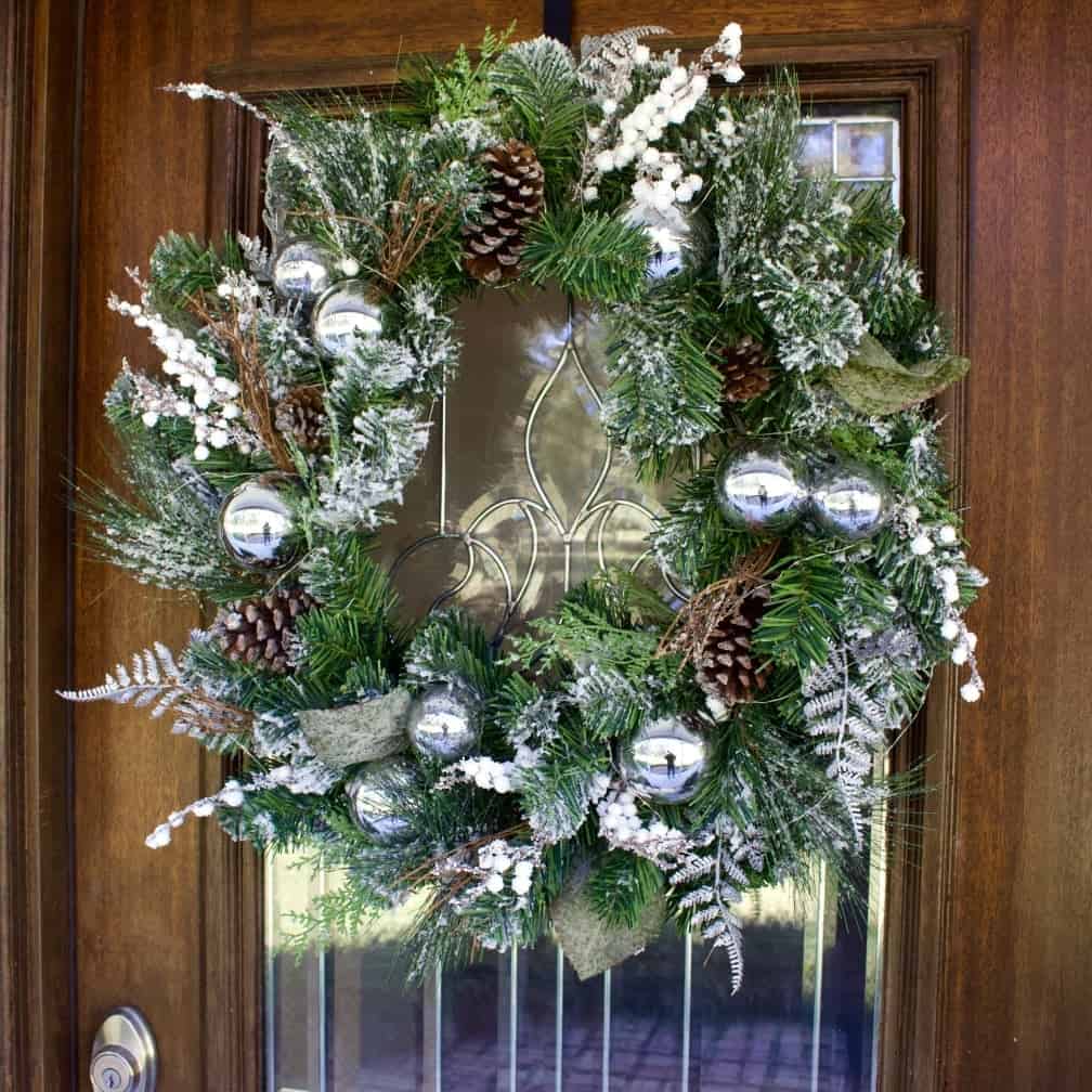 Christmas Wreath for Christmas Porch Decor