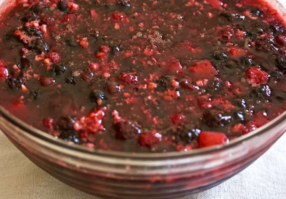 Cranberry berry jello salad