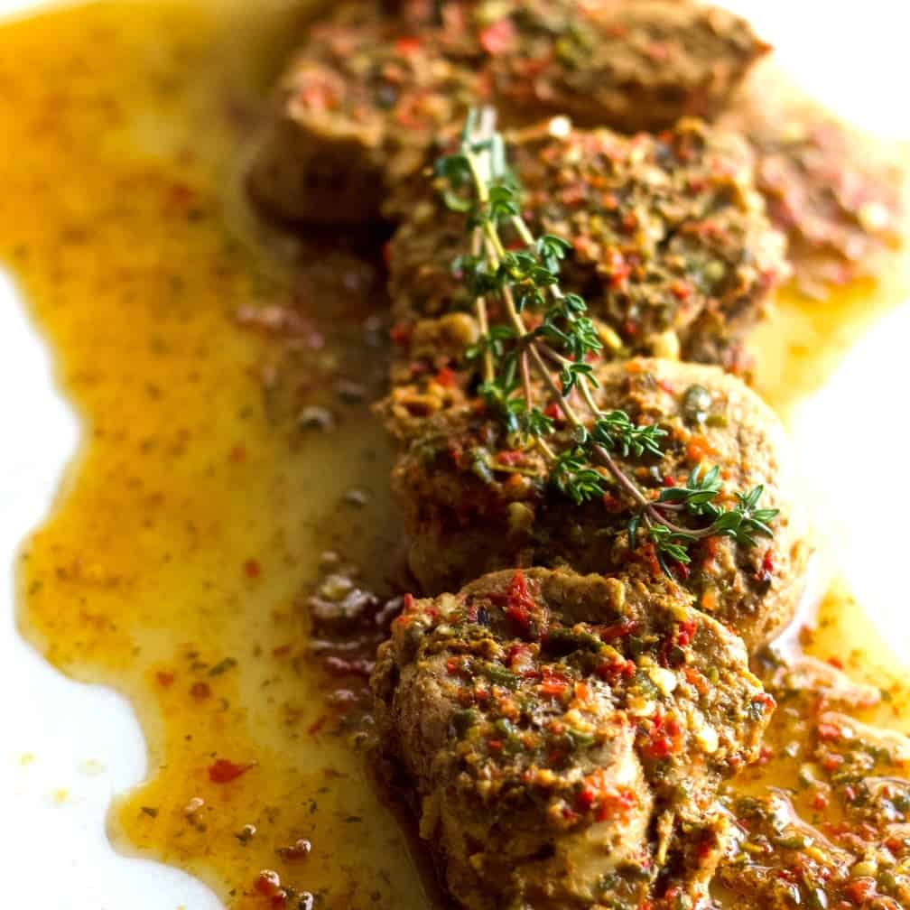 Instant pot Pork Tenderloin served