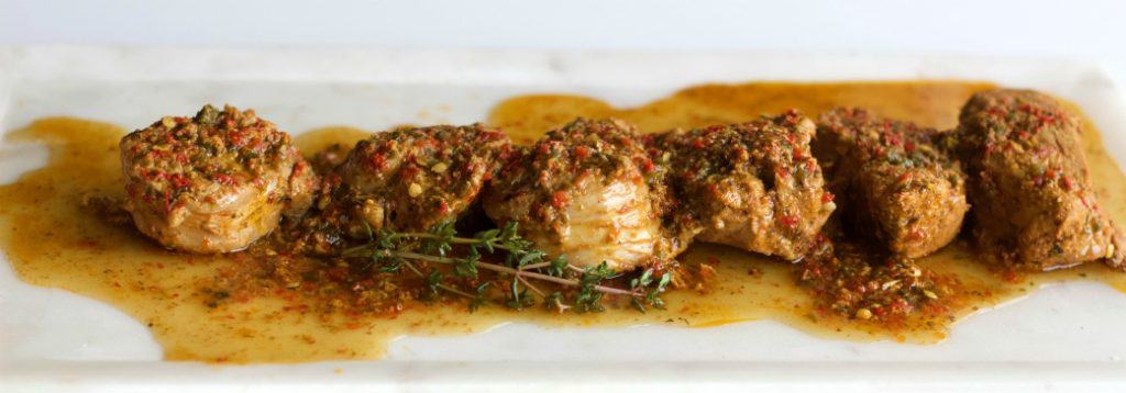 Pork Tenderloin in pepper sauce