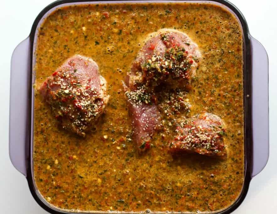 pork pieces in pepper sauce
