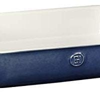 Emile Henry Made In France HR Modern Classics Large Rectangular Baker, 13 x 9", Blue