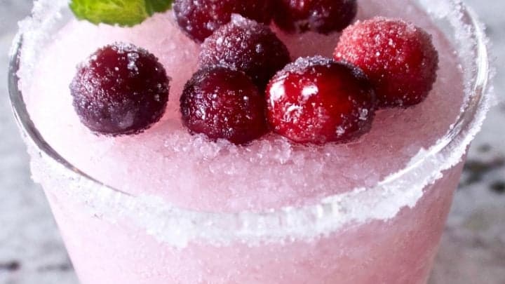 Mistletoe Margarita mixed drink